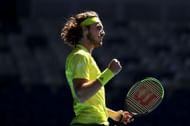 Tsitsipas at the 2021 Australian Open.